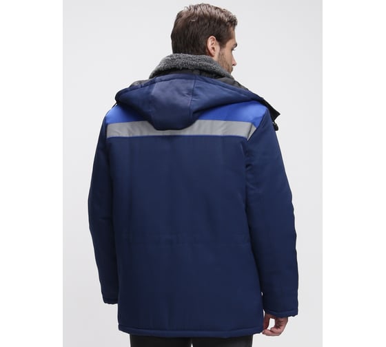 Куртка зимняя ФАКЕЛ NEW ткань смесовая, 210 г/м2, темно-синий/васильковый 87487782.004