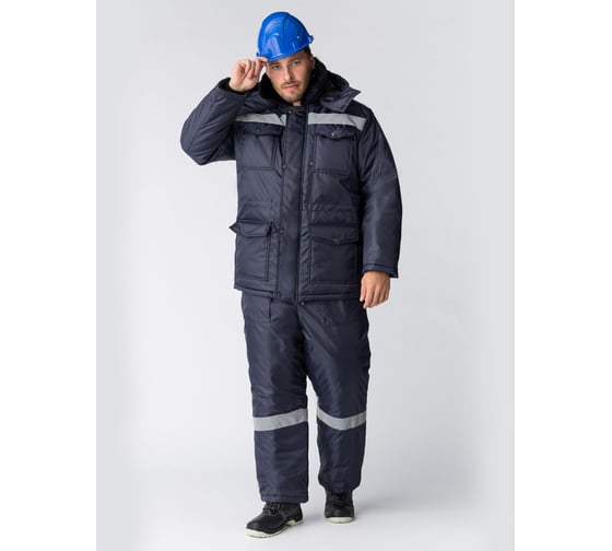 Костюм зимний ФАКЕЛ Мастер-Ультра ткань Оксфорд, п/к, темно-синий 87491253.021 1