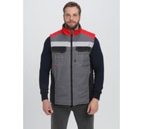 Утепленный жилет Факел Вектрон СОП (ткань смесовая, 240), серый/черный/красный 87468199.011