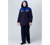 Женская зимняя куртка Факел Кнейд СОП (ткань смесовая, 210), т.синий/васильковый 87466432.025