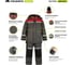 Костюм PROSAFE "ДИКСОН" куртка с полукомбинезоном, рост 170-176, размер 48-50 4660272912621 1
