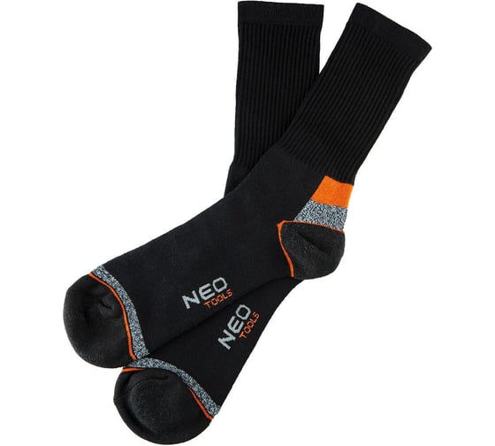 Рабочие высокие носки NEO Tools резинка в рубчик, размер 39-42, 82-350