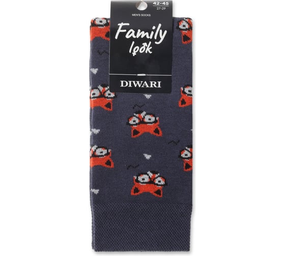 Носки мужские DIWARI FAMILY LOOK 21С-27СПА рис. 156 темно-синий, рамзер 42-45 1001331780040027156