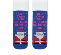 Носки женские ESLI HOME LINE (Махровые) 52-117 рис. 338 синий, размер 38-39 1001321980040026339