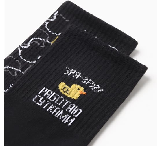Набор мужских носков KAFTAN "Сутками" размер 41-44 (27-29 см), 2 пары 10679639