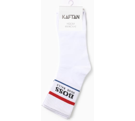 Набор мужских носков KAFTAN "Бренд" размер 41-44 (27-29 см), 2 пары 10679644