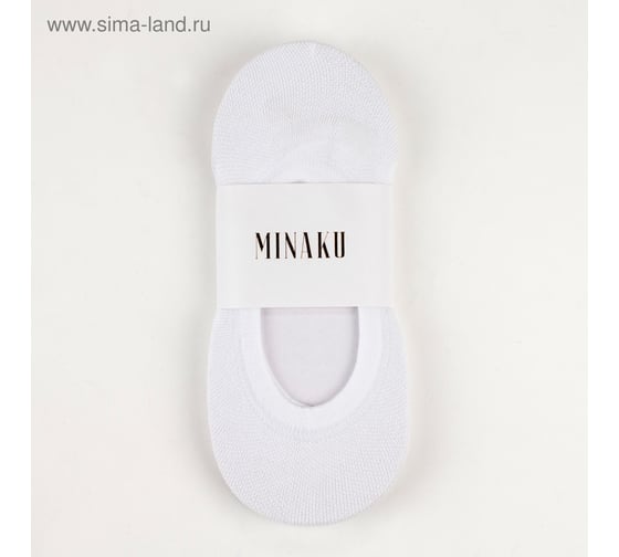 Набор мужских носков-невидимок 3 пары MINAKU "Основа" размер 40-41 (27 см), т.син/сер/бел 4599105