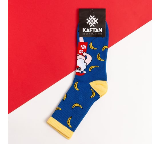 Носки мужские KAFTAN "Chill" размер 41-44 (27-29 см), голубой 7028665