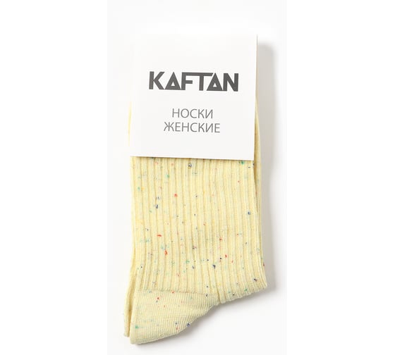 Носки женские KAFTAN "Крапинка" размер 36-39 (23-25 см), желтый 10326717