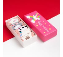 Набор носков KAFTAN "Happy holidays!" 5 пар, размер 35-38 6261067