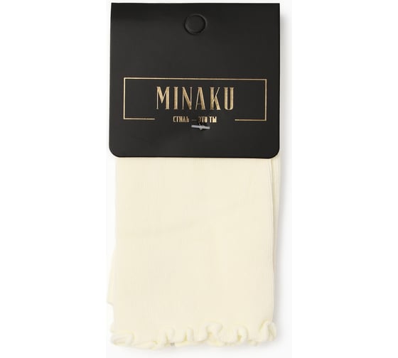 Носки женские MINAKU цвет молочный, размер 36-41 10514468