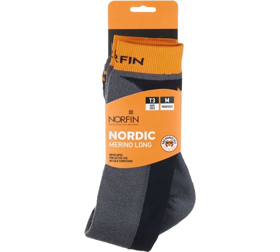 Носки NORFIN T3M NORDIC MERINO LONG р. 45-47/XL 304734-04XL