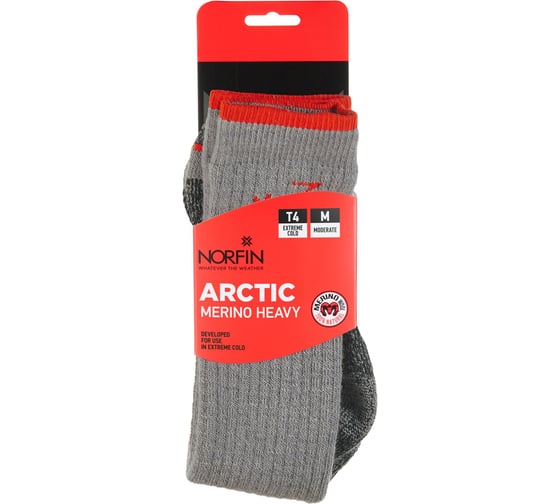 Носки NORFIN T4M ARCTIC MERINO HEAVY LONG р. 39-41/M 304745-02M