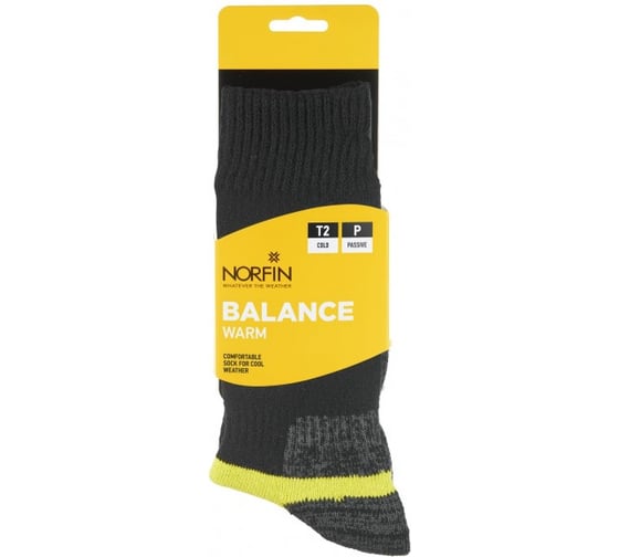 Носки NORFIN T2P BALANCE WARM CREW р.(39-41) M 304727-02M