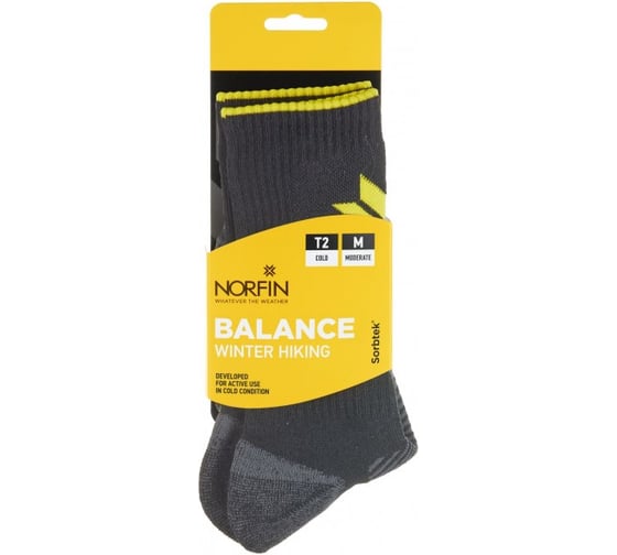 Носки NORFIN T2M BALANCE WINTER HIKING CREW р.(42-44) L 304725-03L