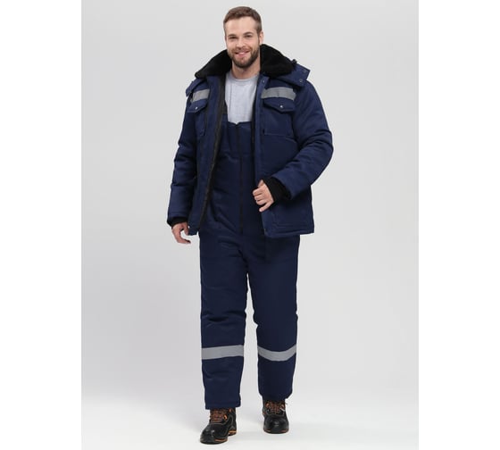 Костюм зимний ФАКЕЛ 87474869 Мастер-Ультра ткань смесовая, 210, п/к, темно-синий 87474869.017 1