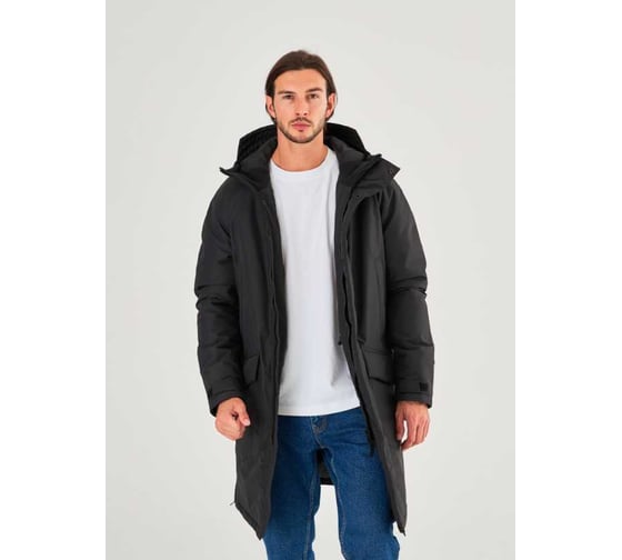 Куртка-парка утепленная ООО ГУП Бисер Black Urban 96-100/194-200 4630407349813
