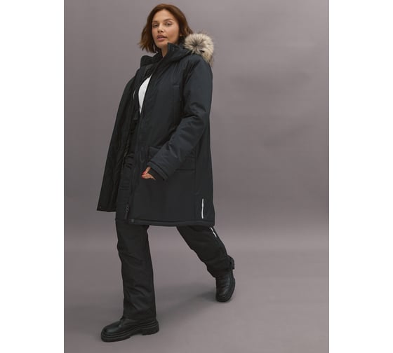 Куртка-парка женская ООО ГУП Бисер Black Urban, черный, р. 96-100/158-164 4660391436565