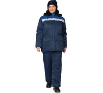 Костюм женский утепленный Прабо Стандарт СОП синий/василек р-р 52-54/158-164 17121