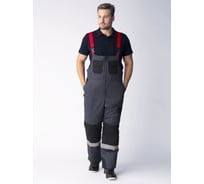 Костюм зимний Факел 87490522 Фаворит-Мега IMP ткань смесовая, 240 г/м3 п/к, серый/черный/красный 87490522.017