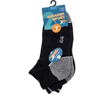 Носки мужские CHOBOT SNEAKER SPORT 42-91 2 пары, р-р 27-29, черный 1001330820040012082