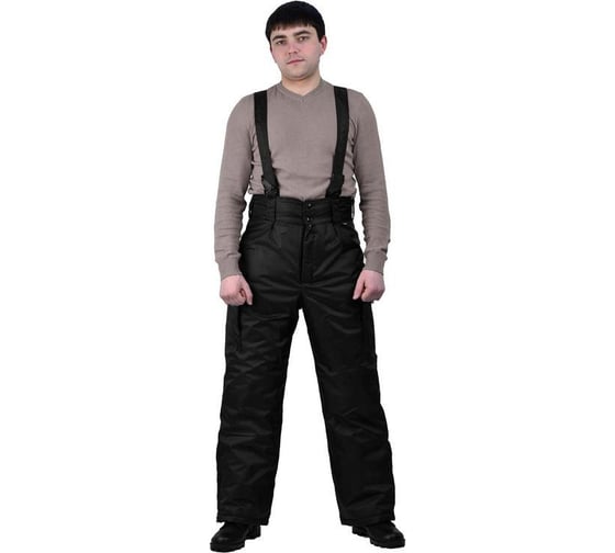 Брюки мужские зимние черные URSUS Охрана БРЮ601-280, р.64-66, рост 170-176 БРЮ601-280/64-66, 170-176 1