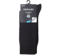 Носки мужские DIWARI CLASSIC 20С-168СП из Мерсиризованного хлопка, рис. 000, р-р 44-45, черный 1001331550050012000