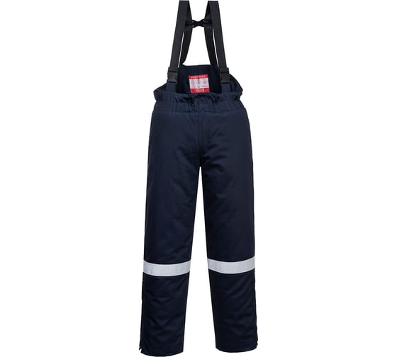 Зимний огнестойкий антистатический полукомбинезон PORTWEST FR58 темно-синий FR58NARL 1