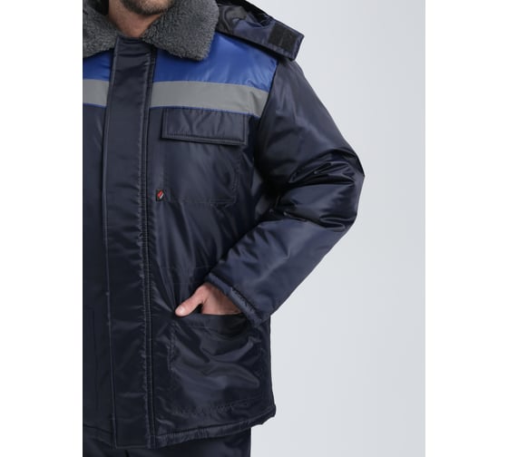 Куртка зимняя ФАКЕЛ 87491749 Бригада NEW (тк.Оксфорд), т.синий/васильковый 87491749.016