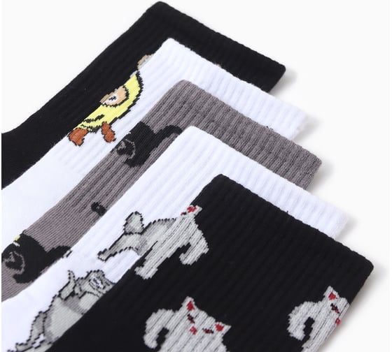 Набор мужских носков KAFTAN Mem socks, размер 41-44 (27-29 см), 5 пар 10679652