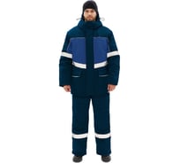 Костюм зимний URSUS ВЕКТОР-УЛЬТРА куртка/полукомб, цвет: т.синий/василек, ткань: БОНТ-210 КОС582-Т.СИНИЙ/ВАСИЛЕК; 52-54, 182-188 КОС582-Т.СИНИЙ/ВАСИЛЕК/52-54, 182-188