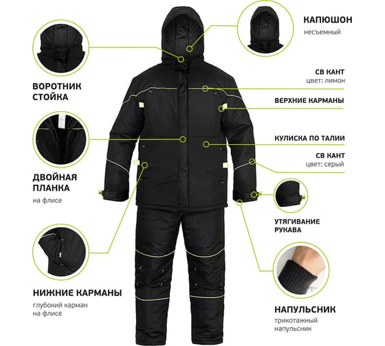 Костюм Prosafe "Карелия" 182-188 (60-62) 4660272918333