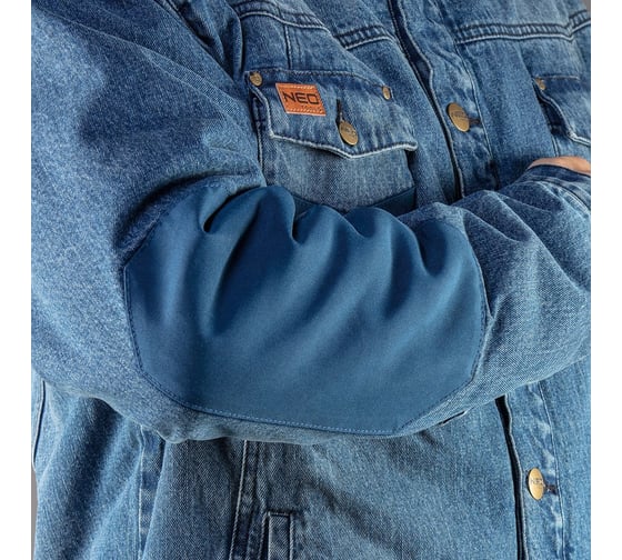 Рабочая утепленная куртка NEO Tools DENIM размер L 81-557-L