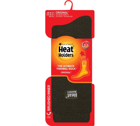 Термоноски мужские Heat Holders ORIGINAL, 39-45, brown BSMHH03H1BRN