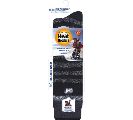 Термоноски мужские Heat Holders SKI SOCKS , 39-45, black BSMHH62H1BLK