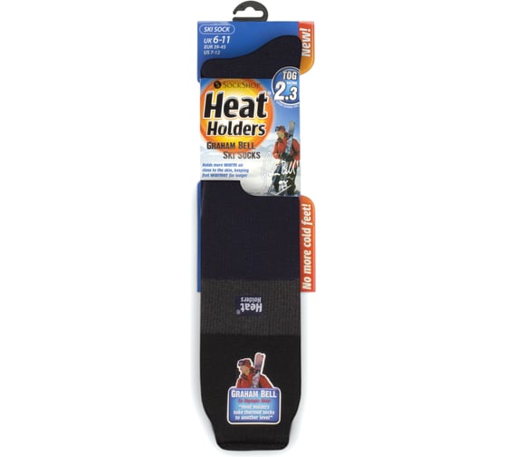Термоноски мужские Heat Holders SKI SOCKS , 39-45, navy-charcoal-black BSMHH61H1NCB