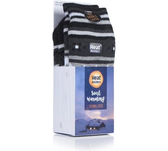 Термоноски мужские Heat Holders SOUL WARMERS, 39-45, black/charcoal BSMHH901H1