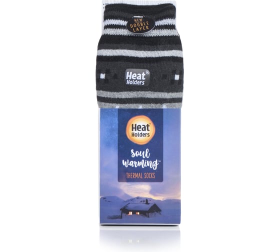Термоноски мужские Heat Holders SOUL WARMERS, 39-45, black/charcoal BSMHH901H1
