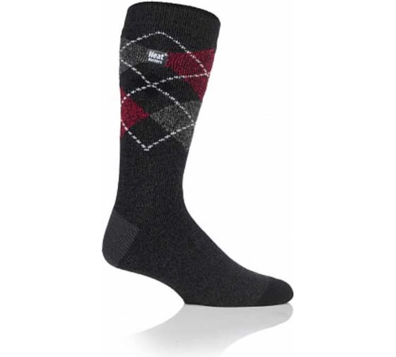 Термоноски мужские Heat Holders LITE р 39-45, black/red argyle LTMHH504BLK