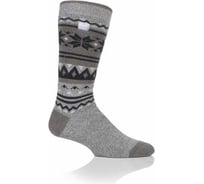 Термоноски мужские Heat Holders LITE р 39-45, charcoal-grey fairisle LTMHH506GRY