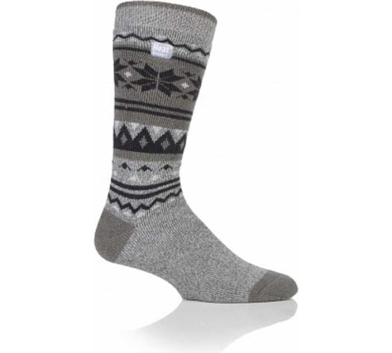Термоноски мужские Heat Holders LITE р 39-45, charcoal-grey fairisle LTMHH506GRY