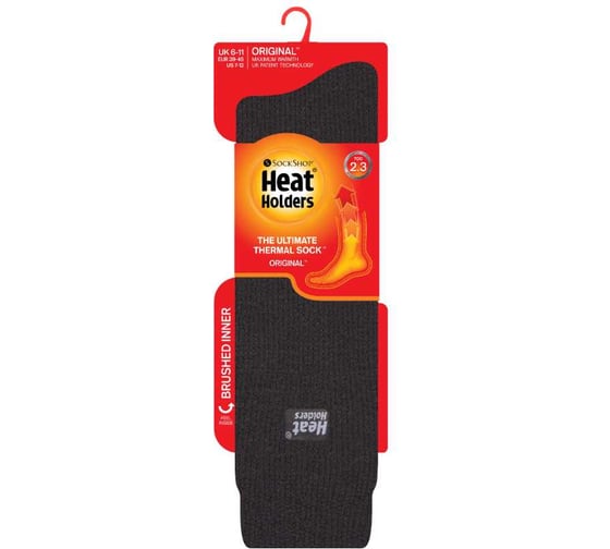 Термоноски мужские Heat Holders LONG р 39-45, charcoal BSMHH06H1CHA