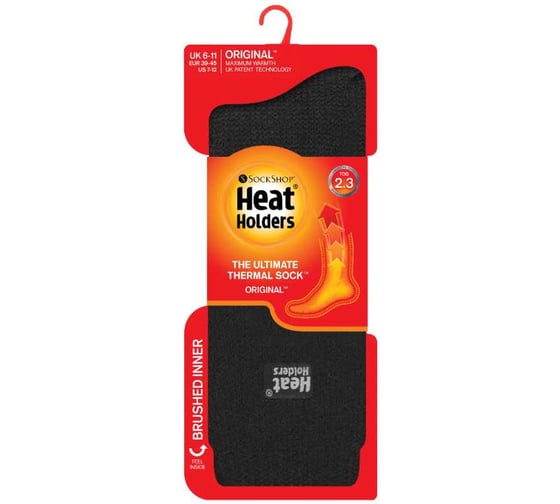 Термоноски мужские Heat Holders ORIGINAL р 39-45, black BSMHH04H1BLK