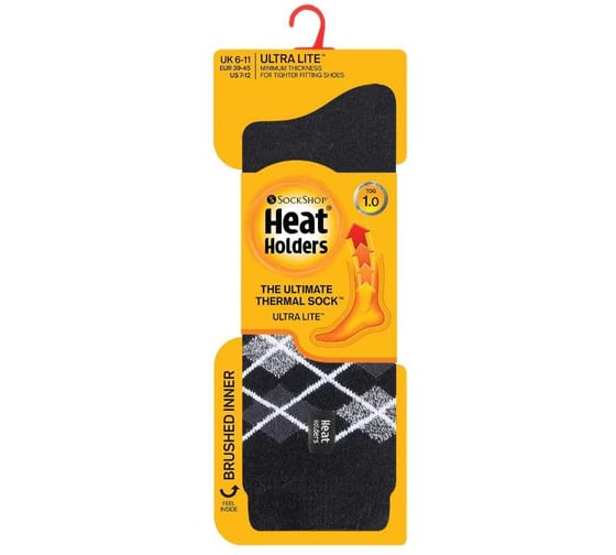Термоноски мужские Heat Holders ULTRA LITE CARACAS р 39-45, black UTMHH113H1BLK