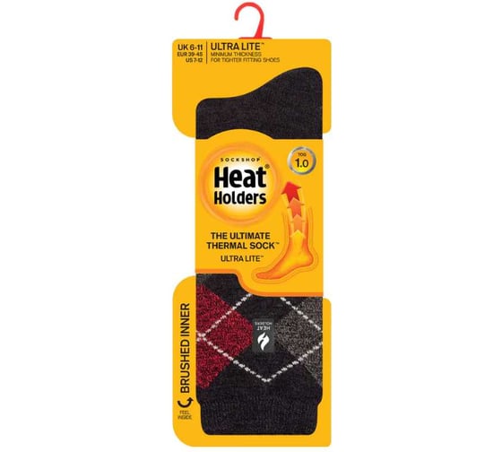 Термоноски мужские Heat Holders ULTRA LITE CARACAS р 39-45, charcoal UTMHH113H1CHA