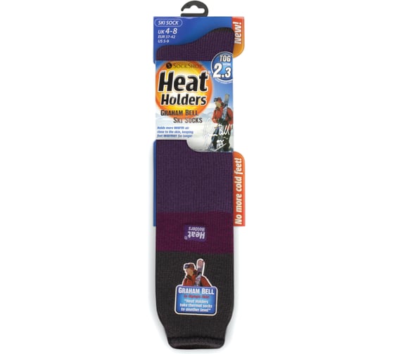 Термоноски женские Heat Holders SKI SOCKS , 37-42, purple/fuchsia/charcoal BSLHH71G1CFP