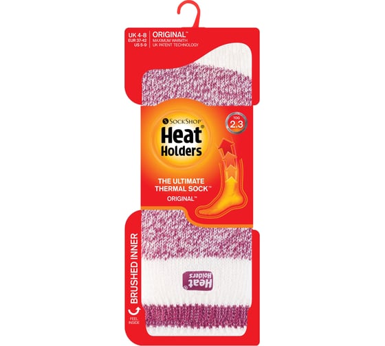 Термоноски женские Heat Holders TWIST, 37-42, berry BSLHH411G1