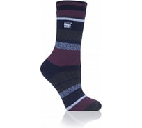 Женские термоноски Heat Holders LITE, 37-42, navy/purple stripe LTLHH555NVY