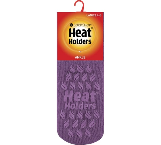 Женские термоноски Heat Holders ANKLE SLIPPER, 37-42, lilac BSLHH20G1LIL