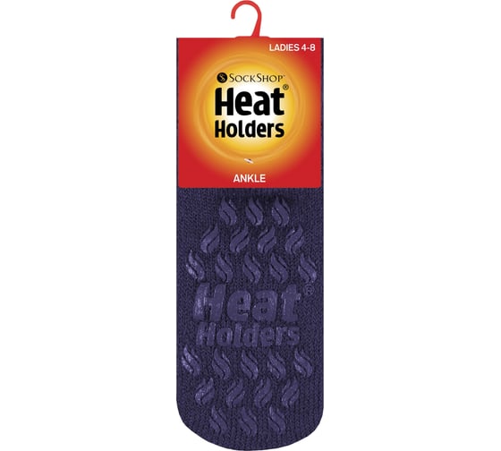 Женские термоноски Heat Holders ANKLE SLIPPER, 37-42, plum BSLHH20G1PLM